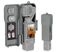 JJC Osmo Pocket 4 3 Étui de protection rigide pour DJI Osmo Pocket 4 3 et filtre (gris)