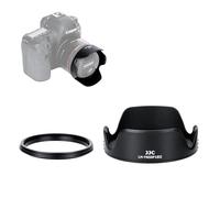 JJC Pare-Soleil avec Bague d'adaptation pour Objectif YN 50mm f/1,8 II Noir