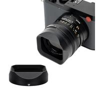 JJC Pare-soleil carré en métal pour Leica Q3 43/Q3/Q2, design optimisé éliminant le vignettage, compatible avec les filtres ≤ 8 mm et mode macro, conserve l'ajustement du capuchon d'objectif d'origine
