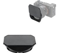 JJC Pare-Soleil carré en métal pour Objectif Sigma 56 mm F1.4 DC DN avec Capuchon de Pare-Soleil Coulissant - Un Choix Alternatif pour Le Pare-Soleil en Plastique Sigma LH-582-01