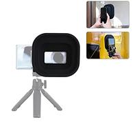 JJC Pare-Soleil d'objectif en Silicone pour Smartphone avec Appareil Photo Central (Largeur 5,6-9,4 cm/55-95mm), Pare-Soleil Anti-reflet avec Filetage 1/4"-20 pour Photos à Travers Le Verre