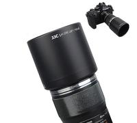 JJC Pare-soleil réversible pour objectif Olympus M.Zuiko Digital ED 60 mm F2.8 Macro Remplace le pare-soleil Olympus LH-49, permet l'utilisation de bouchons d'objectif d'origine de 46 mm après