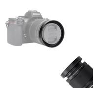 JJC Pare-soleil rond en métal compatible avec Nikon Z DX MC 35 mm f/1.7, design à vis, pare-soleil pour filtre de 52 mm et capuchon d'objectif original, remplace l'abat-jour Nikon HN-43