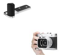 JJC Poignée en forme de L en métal compatible avec Fujifilm GFX100RF, type Arca à dégagement rapide, poignée compatible avec Peak Design Capture Camera Clip V3, améliore la sensation de prise en main