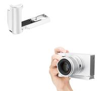 JJC Poignée en métal compatible avec appareil photo Sigma BF, système de libération rapide pour Arca, poignée en forme de L de 6,35 mm à 20 trous, compatible avec Peak Design Capture Camera Clip V3