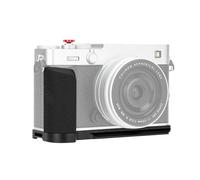 JJC Poignée en métal en forme de L compatible avec appareil photo Fujifilm X-E5, libération rapide pour Arca, trou 6,35 mm - 20 trous, poignée compatible avec Peak Design Capture Camera Clip V3