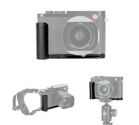 JJC Poignée en Métal pour Leica Q3 LEQ343 Appareil Photo, Plaque de Libération Rapide de Type Arca Swiss, Q3 43 Support en L Anti-Dérapant Amélioré