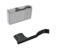 JJC Poignée en Métal pour Ricoh GR IV GR4 HDF, Prise en Main Renforcée | Support en alliage d'aluminium améliore la prise en main à une main, microfibre et silicone protègent les contacts