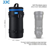JJC-Sac à dos de luxe pour objectif d'appareil photo,étui en poudre pour objectif IL,Nikon,Sony,Olympus,Fuji DSLR,accessoires de photographie lancés - Type DLP7II