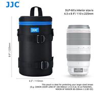 JJC-Sac à dos de luxe pour objectif d'appareil photo,étui en poudre pour objectif IL,Nikon,Sony,Olympus,Fuji DSLR,accessoires de photographie lancés - Type DLP6II