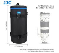 JJC-Sac à dos de luxe pour objectif d'appareil photo,étui en pour objectif IL,Nikon,Sony,Olympus,Fuji DSLR,accessoires de photographie lancés - Type DLP8II
