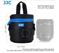 JJC-Sac à dos de luxe pour objectif d'appareil photo,étui en pour objectif IL,Nikon,Sony,Olympus,Fuji DSLR,accessoires de photographie lancés - Type DLP1II