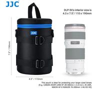 JJC-Sac à dos de luxe pour objectif d'appareil photo,étui en pour objectif IL,Nikon,Sony,Olympus,Fuji DSLR,accessoires de photographie lancés - Type DLP5II