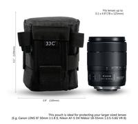 JJC-Sac et ceinture pour objectif d'appareil photo,étui à lentilles étanche,rangement des s,sac à dos DSLR,accessoires de photographie,IL,Nikon,Sony - Type DLP1