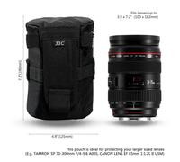 JJC-Sac et ceinture pour objectif d'appareil photo,étui à lentilles étanche,rangement des s,sac à dos DSLR,accessoires de photographie,IL,Nikon,Sony - Type DLP4
