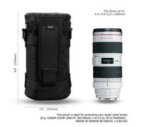 JJC-Sac et ceinture pour objectif d'appareil photo,étui à lentilles étanche,rangement des s,sac à dos DSLR,accessoires de photographie,IL,Nikon,Sony - Type DLP6