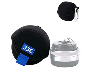JJC - Sacoche pour Objectif sans Miroir pour objectifs Canon Fuji Olympus Nikon, étui de Protection pour Objectif d'appareil Photo (Taille intérieure 2,4 "x 1,6")