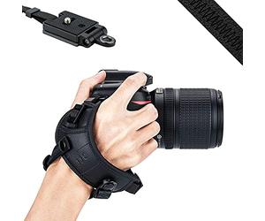JJC - Sangle de poignée pour Appareil Photo DSLR avec Plaque de Type Arca Swiss pour Canon EOS 6D Mark II 5D Mark IV III 7D 2000D 90D Rebel T8i T7i T6i Nik. D750 D780 D850 D7500 D5600 Coolpix P1000