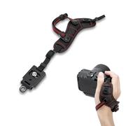 JJC Sangle main pour appareils hybrides compatible Canon EOS R50 R50V R100 M50 Mark II, Pana. L10 DMC-FZ100 FZ18GK LX7 LX5, Nik. COOLPIX P6000 P530 P20 B700 L840 L820 L810 L310, Rouge