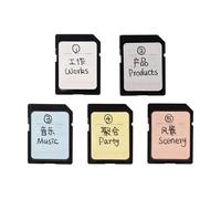 JJC SDSL-120 Étiquettes autocollantes pour cartes mémoire