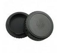 Jjc Set De 2 Bouchons Photo: Bouchon Arrière D'objectif + Bouchon De Boitier Caméra Pour Leica M