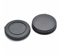 JJC Set de 2 bouchons photo: bouchon arrière d'objectif + bouchon de boitier caméra pour Nikon 1