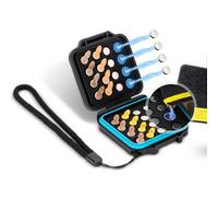 JJC Support de boîtier de batterie, imperméable, résistant aux chocs, Noir , For 32x Size312 Battery Case, Boîtier de piles