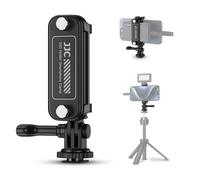 JJC Support de montage SSD 2 en 1 et pince de téléphone, support SSD pour Samsung T5 T7 SSD Sandisk SSD avec pince de téléphone de 5,6 à 9,4 cm, support de griffe et vis de trépied 6,35 mm - 20 pour