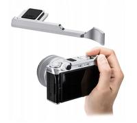 Jjc Support de poignée stabilisateur pour pouce et doigt pour Fuji Fujifilm X-m5 / Xm5 / Ta-xm5 argent