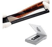 JJC Support Film Négatif 35mm, Support Magnétique Coulissant pour Scanner Films de 24 x 36mm sur Scanner Plat Standard avec Rétroéclairage Zone de Numérisation de l'unité Transparente 228,5 x 27,9mm