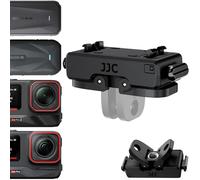 JJC Support magnétique à libération rapide pour Insta360 X5 & Ace Pro 2 seulement, remplacer/mise à niveau OEM Quick Release Mount, Griffes pliables & 1/4 trou de vis, Heavy Duty Nylon Extension