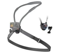 JJC Support magnétique à porter autour du cou pour GoPro Hero 13 12 11 10, DJI Osmo Nano Action 6 5 Pro 4 3, avec sangle thoracique de fixation, support ergonomique pour collier à déverrouillage