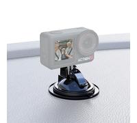 JJC Support Ventouse Voiture pour Go Pro Hero 13 12 11 & Insta 360 X5 X4 X3 | Support Ventouse pour DJI Osmo 360 & Action 6 5 Pro & Pocket 4 3, Adaptateur Fixation Amovible pour Caméra Sport Action Cam