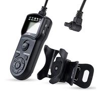 JJC Télécommande de Minuterie avec Trépied Support Pince pour Canon EOS R3 R5C R5 5D 5DII 5DIII 5DIV 5DS 5DSR 6DII 7DII etc. Remplacement Canon RS-80N3, TC-80N3