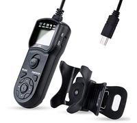 JJC Télécommande de Minuterie avec Trépied Support Pince pour Sony Alpha A6600 A6500 A6400 A7RV A7SIII A7III A1 A9 A58 RX1RII RX1R RX100M7 ZV-1 FX30 etc. Remplacement RM-SPR1
