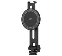 JJC Trépied magnétique pour iPhone 17 16 15 14 13 Pro Max Min, inclinaison à 180 °, support portable pour smartphone avec griffe froide et vis 6,35 mm pour microphone à lumière LED