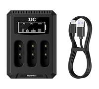JJC Triple chargeur de batterie avec port de type C pour batterie Sony NP-BX1, pour chargeur de batterie ZV-1F ZV-1 RX100 RX100IV