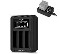 JJC Triple Chargeur de Batterie de Type C pour Rioch DB-120 Batterie, remplace pour Ricoh BJ-12 Chargeur pour Ricoh GR IV et Autres appareils Photo numériques