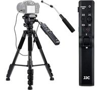 JJC VCT-VPR1 Trépied de télécommande vidéo pour Appareil Photo Sony FDR AX53 AX43 AX100 AX700 HDR CX440 CX455 CX675 CX900 ZV-1 A7 IV III II A7S A7R A6600 A6500 A6400 A6300 A6100 A6000 RX10 IV