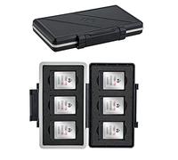JJC XQD Porte-Cartes 6 emplacements résistant à l'eau et aux Chocs pour Nikon Z6 Z7 D4 D850 D5 D500 D4S Panasonic Lumix DC-S1R DC-S1