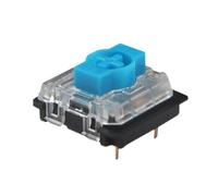 JJCFGRDM Commutateur à Profil Bas KS-27, axe Rouge Bleu Marron, 3 Broches for commutateurs à Profil Bas, Clavier mécanique K1 K7 NuPhy Air75 (Color : Blue 110pcs)