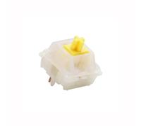 JJCFGRDM Commutateurs Laiteux Pro Jaune Laiteux Pro Rouge commutateur linéaire lubrifié SMD RGB MX commutateur à Tige for Clavier mécanique 5 Broches (Size : 70PCS, Color : Milky Yellow Pro)