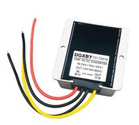 JJCFGRDM Convertisseur de Puissance 24V à 14V, 10a, 15a, 20a, 25a, 30a, 40a, for Talkie-walkie de Voiture, Alimentation électrique modifiée, 18V ~ 40V à 13.8V(24V to 14V 10A)