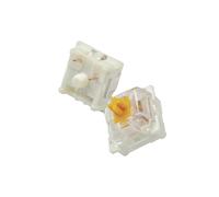 JJCFGRDM Interrupteur SMD RGB 3 Broches MX, Marron, Bleu, Rouge, Silencieux, Blanc, Gris, OTM for Remplacement de Clavier mécanique GK61 GK64 MX, Halo Ture (Size : 68 pcs, Color : Gold)