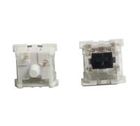 JJCFGRDM Interrupteur SMD RGB 3 Broches MX, Marron, Bleu, Rouge, Silencieux, Blanc, Gris, OTM for Remplacement de Clavier mécanique GK61 GK64 MX, Halo Ture (Size : 75 pcs, Color : Black)