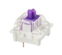 JJCFGRDM Interrupteur SMD RGB 3 Broches MX, Marron, Bleu, Rouge, Silencieux, Blanc, Gris, OTM for Remplacement de Clavier mécanique GK61 GK64 MX, Halo Ture (Size : 104 pcs, Color : Purple)