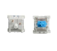 JJCFGRDM Interrupteur SMD RGB 3 Broches MX, Marron, Bleu, Rouge, Silencieux, Blanc, Gris, OTM for Remplacement de Clavier mécanique GK61 GK64 MX, Halo Ture (Size : 200 pcs, Color : Blue)