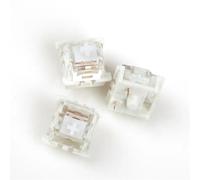 JJCFGRDM Interrupteur SMD RGB 3 Broches MX, Marron, Bleu, Rouge, Silencieux, Blanc, Gris, OTM for Remplacement de Clavier mécanique GK61 GK64 MX, Halo Ture (Size : 68 pcs, Color : Silent White)