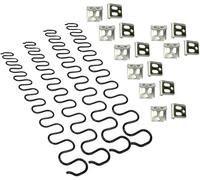 JJDD Carkio Ressorts de Rechange pour canapé 4 pièces 50,8 cm avec 16 Clips en S, 4,0 Fils de diamètre Kit de réparation de Ressorts de canapé pour siège de décoration intérieure de Meubles