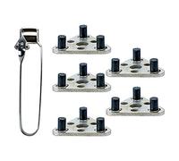 JJDD Triple pierre à feu avec 5 briquets triple - Allumeur à trois têtes - Pour outils de coupe à gaz, accessoires de soudure, torches, brûleurs Bunsen, réchauds de camping et cuisinières de cuisine